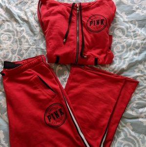 Limited edition PINK sporty sweatsuit outfit!